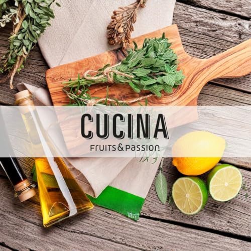 Cucina Fruits & Passion Hand Soap Refill, Coriander & Olive Tree – 1 L (33.8 fl oz) – Olive Oil Enriched, Biodegradable Formula, Kitchen Hand Soap