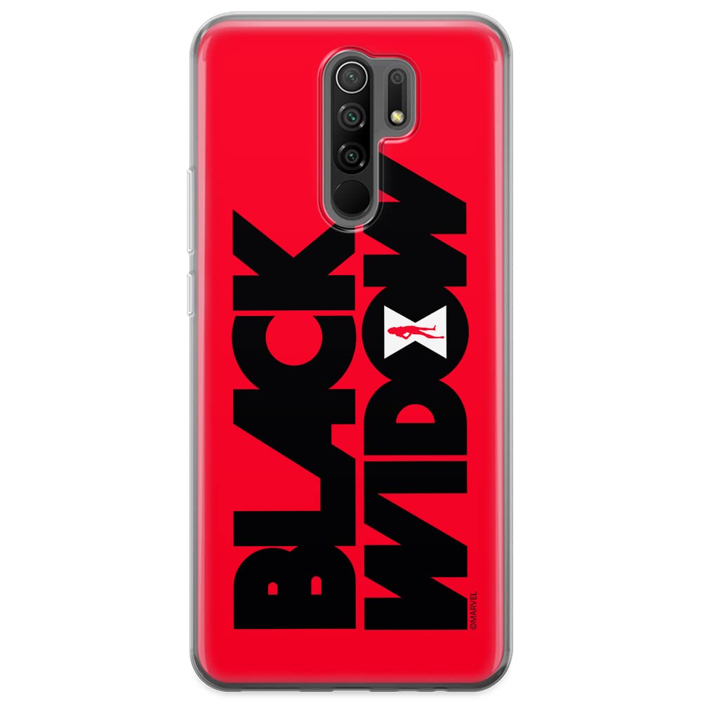 ERT GROUP mobile phone case for Xiaomi REDMI 9 original and officially Licensed Marvel pattern Black Widow 011 optimally adapted to the shape of the mobile phone, case made of TPU
