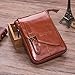 Hengwin Crossbody Shoulder Bag Men Purse Leather Phone Holster Pouch Case
