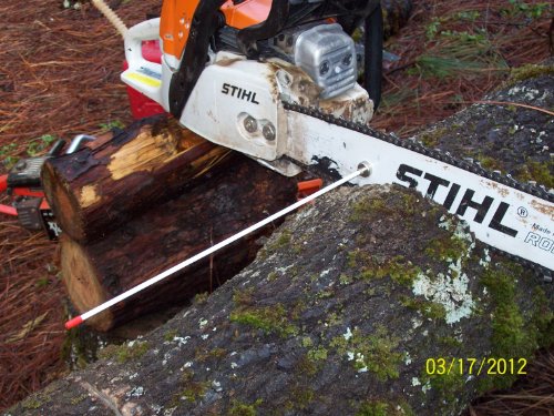 Firewood-Buddy, a Detachable firewood Measuring Tool/Device for Your Chainsaw