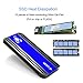 GLOTRENDS M.2 NVME to USB C Adapter Enclosure for NVME M.2 SSD(Key M),Trim UASP S.M.A.R.T Support, Compatible with Windows/Mac/Linux/Xbox/PS4, Aluminum Case (Scorpio)