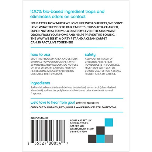 PL360 Pet Odor Neutralizing Carpet Powder Pet Smell Oder Eliminator