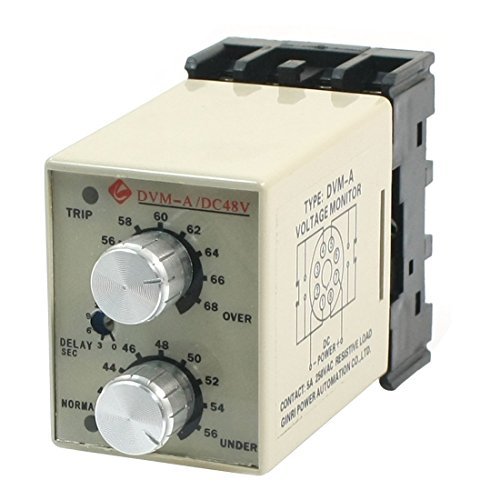 DVMA/48V DC 48V Adjustable Over/Under Voltage Monitoring Relay Amazon