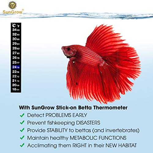 2 SunGrow+Betta+Sticker+Thermometer+Temperature