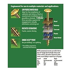 SPAX 4281020500604 10X2-1/2 MP WH INT Screw, 10 x