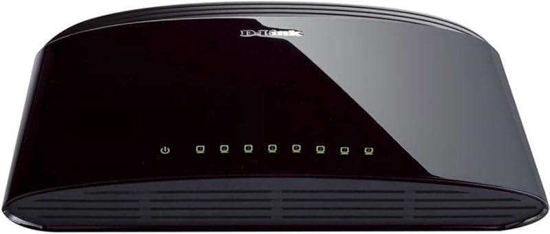 D-Link DES-1008D 8-Port Fast Ethernet Unmanaged Switch 10/100Mbps Desktop