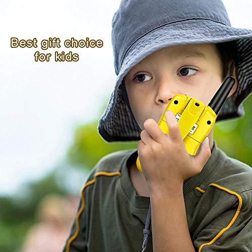 Toys for 4-12 Year Old Boys, SOKY Long Range Walkie Talkies for Kids Boys Toys Age 4-12 Christmas Birthday Gift Present for 4-12 Year Old Boys Yellow - Thumbnail 6