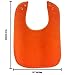 Waterproof Baby Bibs with Snaps, Unisex, Bulk 20 Pack, Solid Colors