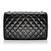 Solarfun Classic Crossbody Shoulder Bag for Women Quilted Purse With Metal Chain Strap Large