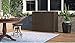 Suncast 195 Gallon Resin Outdoor Patio Storage Box with Top Lid, Java