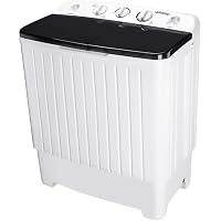 Upstreman Portable Mini Washing Machine, Washing and Drying Timer, Three Washing Modes Up to 1700 RPM, Soaking Function…