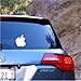 (2) Apple Logo Die Cut Vinyl Decal Sticker 4