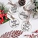 JINMURY 100 Pieces 2'' Diameter Clear Acrylic Keychain Blanks Discs with Hole, Perfect for DIY Acrylic KeyChains, Bag Tags, Gift Tags, Christmas Ornaments, 1/8