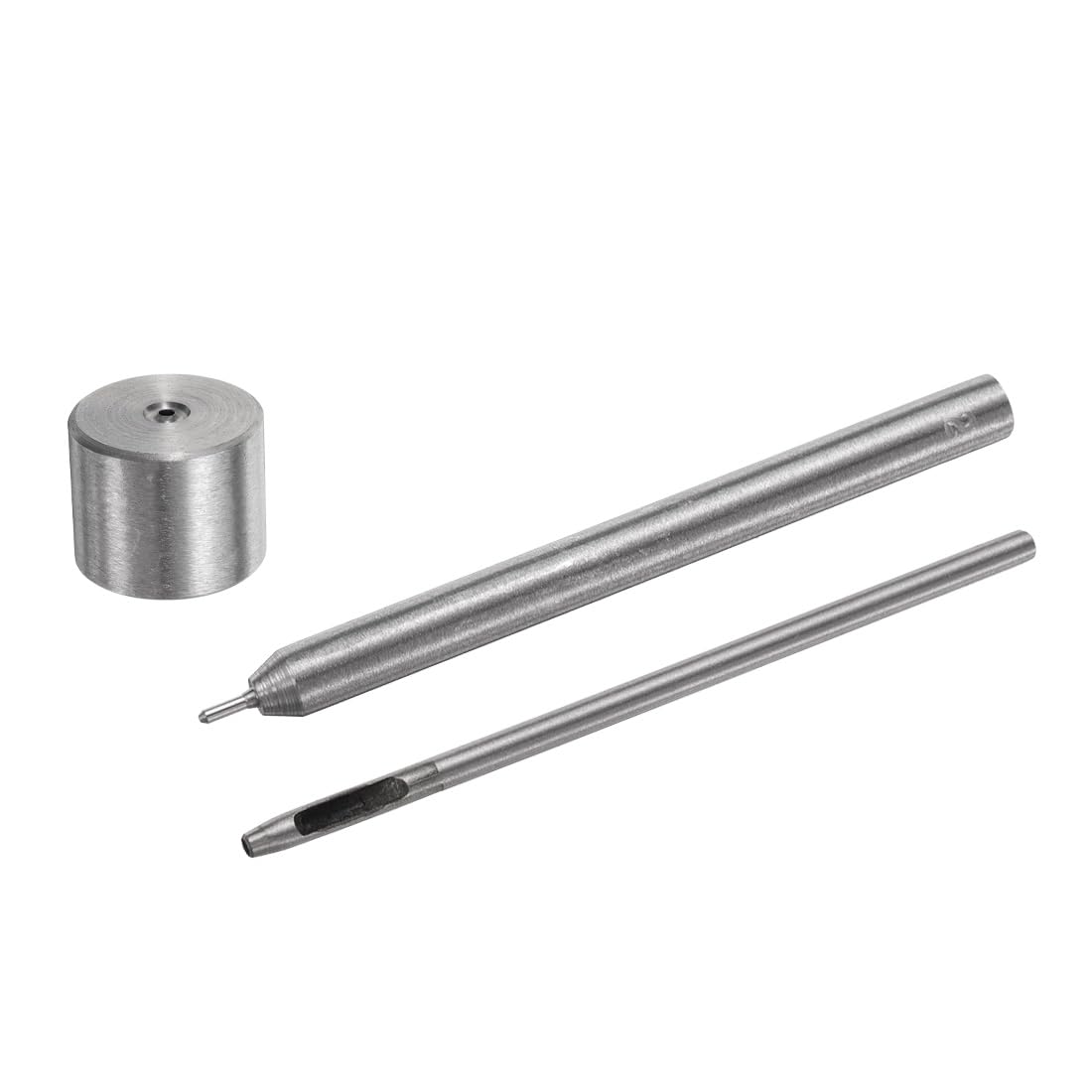 Photo 1 of uxcell Eyelet Hole Punch Die Tool, 2mm Grommet Setter Hollow Punch for Leather Craft Clothing Handbag Fabric Curtain Setter