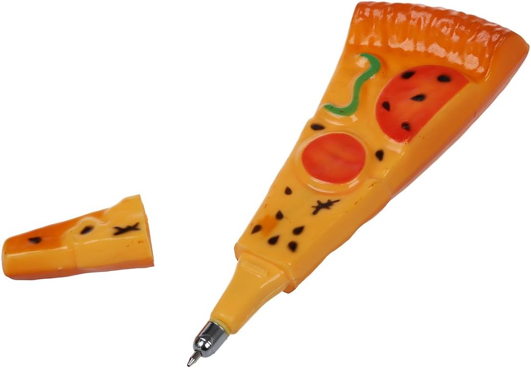 Funny Pizza Ball Pen Ball-Point Pen with Magnet