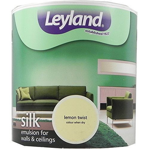 Leyland Paint Water Based Interior Vinyl Silk Emulsion Lemon Twist 2.5