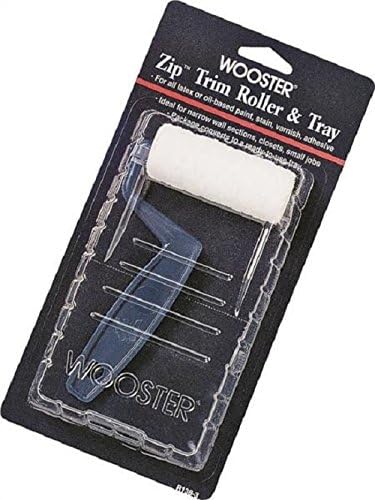 Wooster R138-3 Zip Trimmer Paint Roller 3/16" Nap and Tray 3"