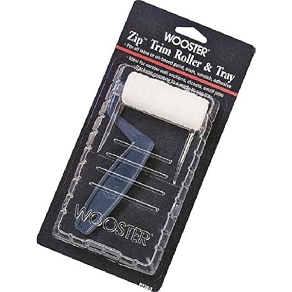 Wooster Brush R138 3 Zip Trim Roller And Tray 3 16 Nap 3 Inch Paint Rollers Amazon Canada