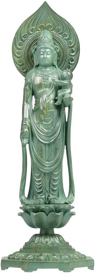 Amazon 慈母観音菩薩 ２６ ０ｃｍ 青銅色 合金製 仏像 ２６ ０ｃｍ 仏像 オンライン通販