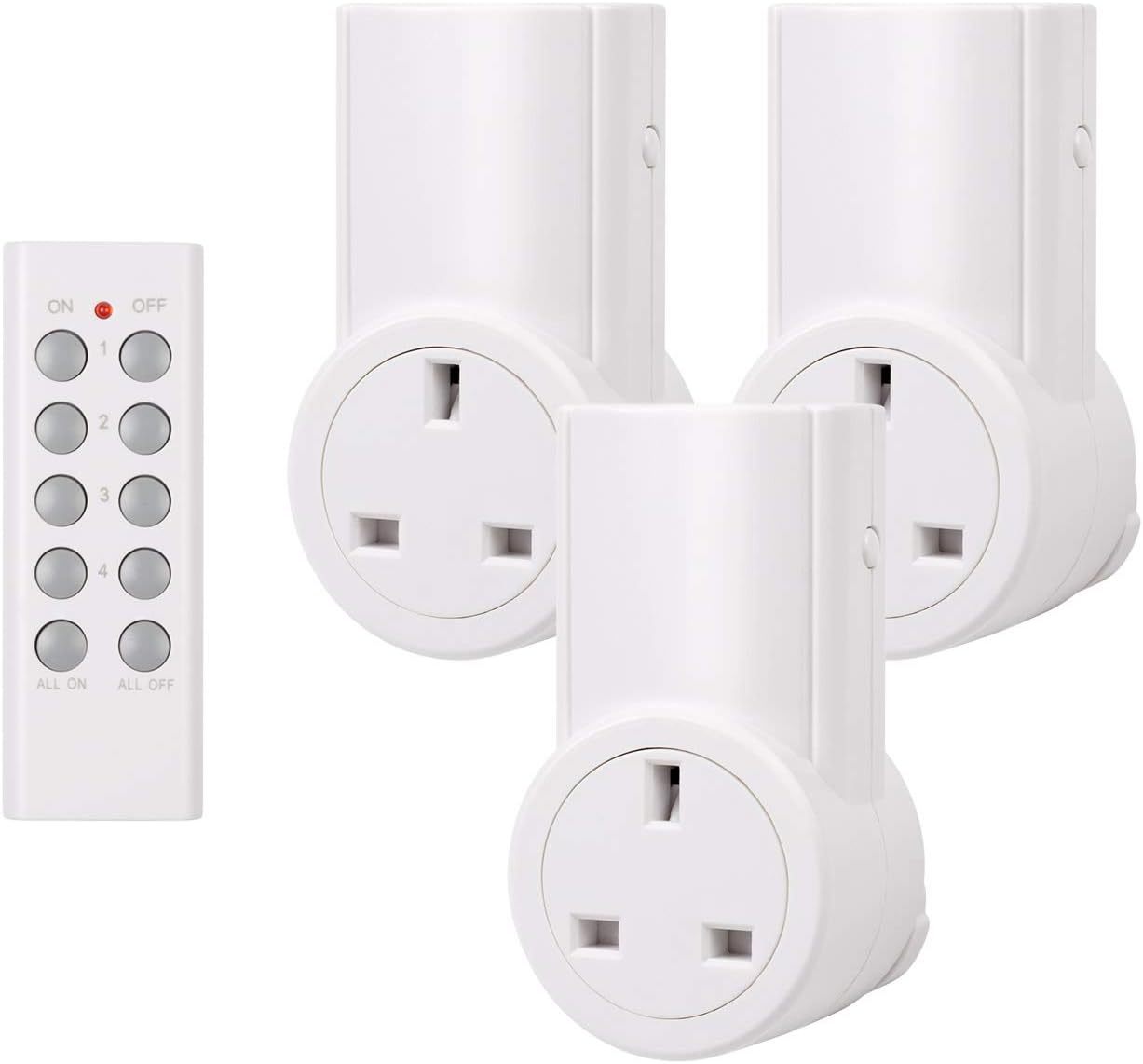 HBN Wireless Remote Control Sockets Programmable Electrical Light Plug Outlet Switch for