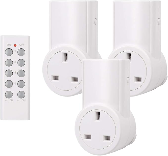 HBN Wireless Remote Control Sockets Programmable Electrical Light Plug