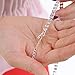 Closecret Women’s Double Rows of Rhinestone Straps for Bras(Silver, 1 Pair)