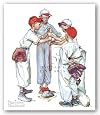 Amazon.com: Oh, Yeah by Norman Rockwell, Four Sporting Boys Series ...