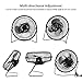 4.5W USB Solar Panel Powered Mini Portable Fan for Cooling Ventilation Outdoor Home Travelling Chicken House?Car Ventilation System(6 Inch) (4.5W)