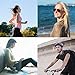 Wireless Headphones, [140 Hours Stand-by Time] 4.1 Magnetic Bluetooth Earbuds, Bluetooth Sports Earphones Headsets Earpieces Mic Compatible for Samsung S9/S8/S6 Note 8/7 (White)