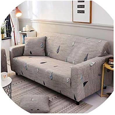 pan house Spandex Elastic Stretch Geometric Printing Sectional Sofa Cover Protective Slipcovers All-Inclusive Couch Case Cover Living Room,Color 6,2-Seater 145-185cm