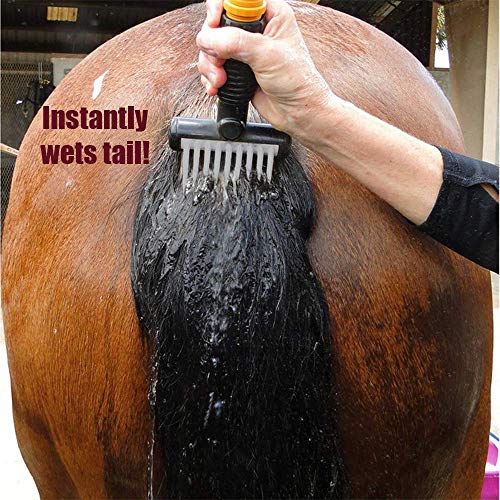 image for Aqua Comb for Horses - Instantly Wets Tail & Mane - Cleaning, Massager