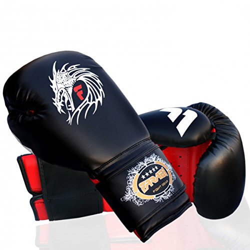 Farabi-Sports-Guantes-de-boxeo-piel-diseo-de-dragn