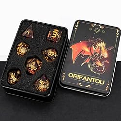 ORIFANTOU Magic Lord of The Rings DND Dice Set