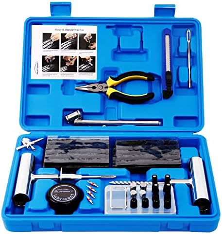 Amazon Motorcycle Puncture Repair Kit AUTOWN Tire Repair Kit 68pcs