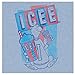 Tee Luv ICEE Polar Bear Logo T-Shirt (Light Blue Heather) (XXL)