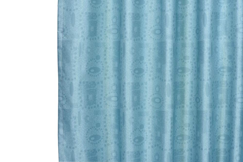 Cubicle Curtains Fire Retardant Thermal Insulated, Room Darkening Geometric Design Printed, Pencil Pleat (1 Panel) Window Curtains/Panels/Drapes 522675-204.01