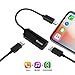 iPhone 7 Adapter,Baseus Dual Lightning Headphone Audio & Charge & Call Adapter Splitter for iPhone X,iPhone 8/8Plus,iPhone 7/7Plus, Support for iOS 10.3 and Later(Black)
