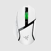 Razer Basilisk V3 X HyperSpeed Customizable Wireless Gaming Mouse: Mechanical Switches Gen-2-5G Advanced 18K Optical Sensor - Chroma RGB - 9 Programmable Controls - White (Renewed)