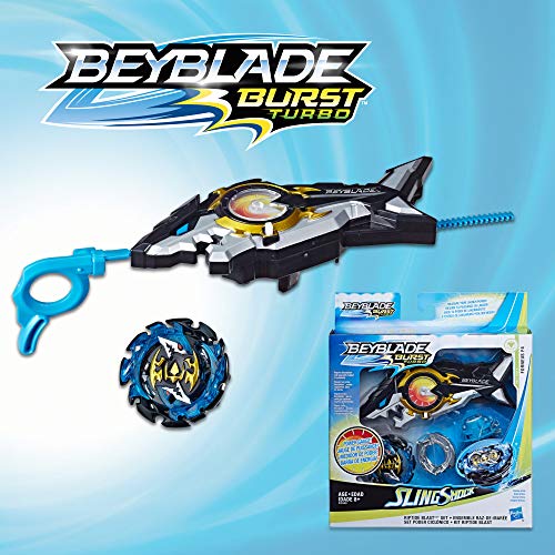 Hasbro Beyblade E5566EU5 Beyblade Burst Original Turbo Slingshock Riptide Blast Set – Bild 4