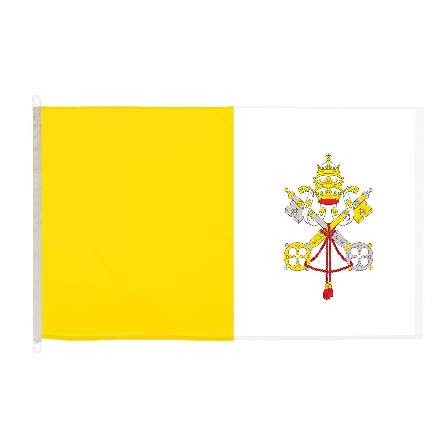 Vatican City DuraFlag with Clips 5ft x 3ft Premium Quality Flag 150cm x 90cm