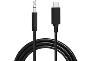 Seulliya USB C to 3.5mm Audio Aux Jack Cable, Aux Cord for iPhone, Type C to 3.5mm Headphone Car Stereo Cord Compatible with iPhone 16 Plus /15 Pro Max, Samsung Galaxy S23 S22 Note 20, Pixel 5 XL