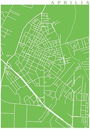 Aprilia Map Print