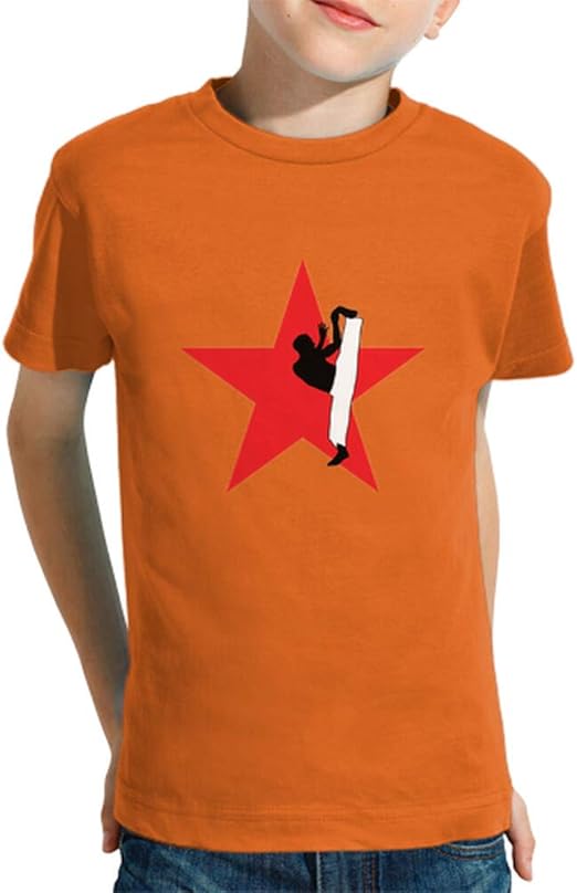 t shirt arancione bambino