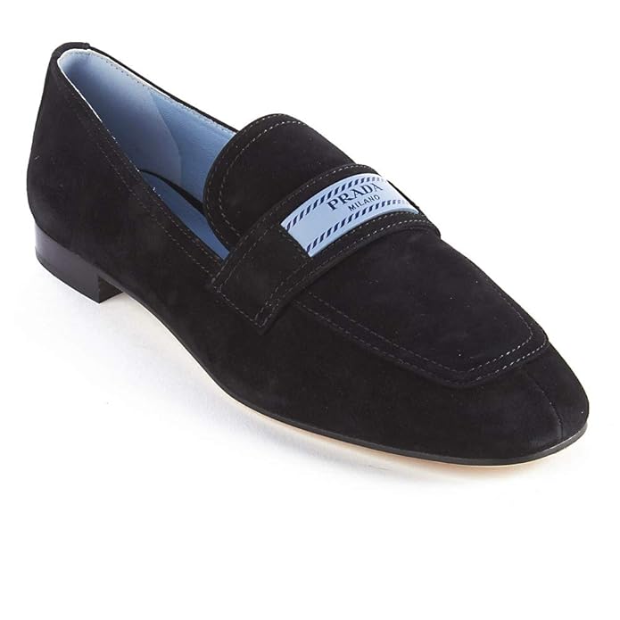 Prada Women�s Suede Loafer Shoes 36 M EU Black Buy Online Prada Women�s Suede Loafer Shoes 36 M EU Black Buy Online