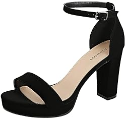 TOP Moda Platform High Heel Open Toe Dress Sandal