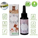 UV Resin Hard for DIY Jewelry Making Gule Type Ultraviolet Curing Solar Cure Resin Sunlight Activated Kawaii Crafts Transparent Clear (50g)