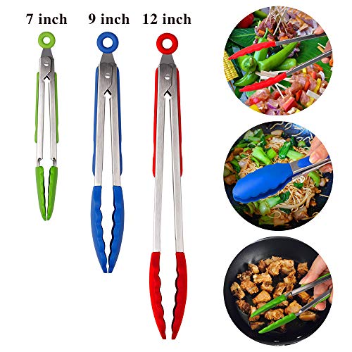 Hot Target Set of 3 7, 9, 12 inches, Heavy Duty, NonStick, Stainless