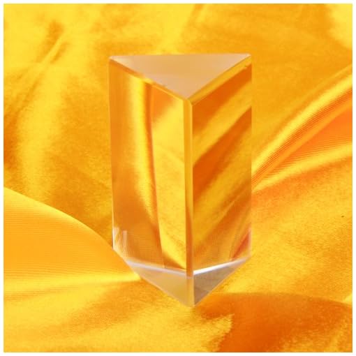 Physics Teaching Precision Optical Glass Prism--Can Reflect Seven-Color Sunlight / Often Used to Teach Children to Explore the Mysteries of Light, Stimulate A Child's Thirst for Knowledge - Image 5