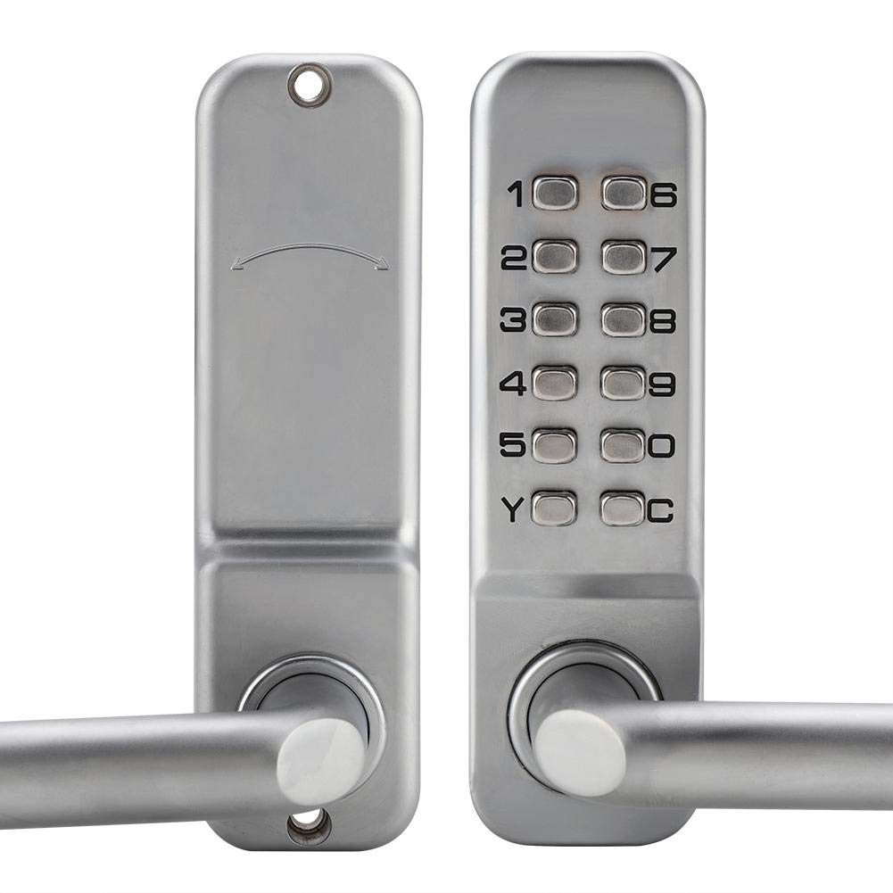 Mechanical Code Lock Waterproof Digital Door Lock 1 to 11 Digit Code Combination Security Lock, Lock Keyless Mechanical Combination Door Lock for Office Home Wooden Door