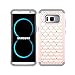 S8 Case, MagicSky [Shock Absorption] Studded Rhinestone Bling Hybrid Dual Layer Armor Defender Protective Case Cover for Samsung Galaxy S8(Rose Gold/Grey)